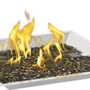Stock Image - Napoleon - 24" Square Patioflame® Burner Kit Napoleon Hearth Gas Fire Pit - Builders Materials