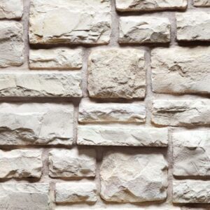 Stock Image - Cultured Stone - Stone - Cobblefield Salt Flat  - Builders Materials