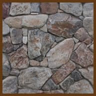 Stock Image - Sunrise Stone - Stone - DC Ranch Cobble  - Builders Materials