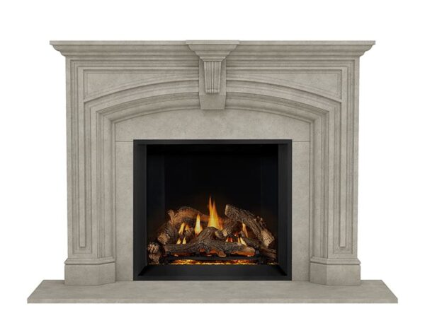 Stock Image - Dracme - Stone Mantel - Classic Series  - Builders Materials