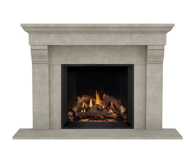 Stock Image - Dracme - Stone Mantel - Classic Series  - Builders Materials