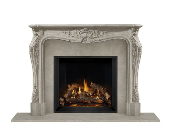 Stock Image - Dracme - Stone Mantel - Classic Series  - Builders Materials