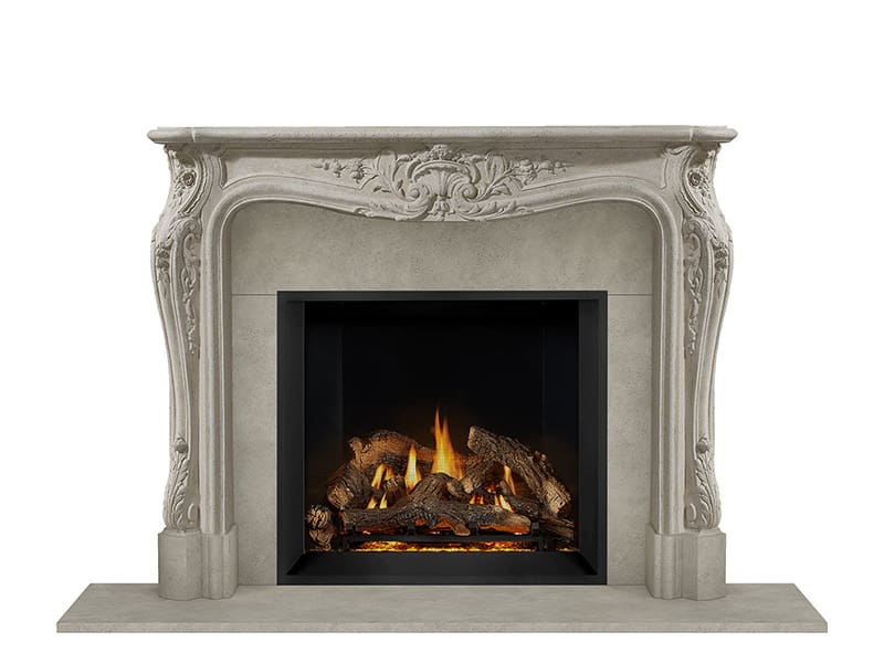 Stock Image - Dracme - Stone Mantel - Classic Series  - Builders Materials