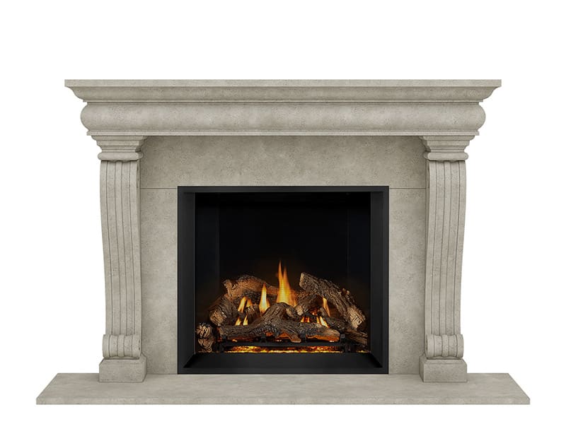 Stock Image - Dracme - Stone Mantel - Classic Series  - Builders Materials
