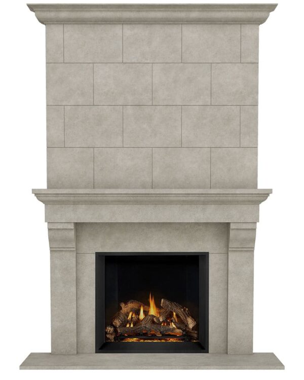 Stock Image - Dracme - Stone Mantel - Overmantels  - Builders Materials