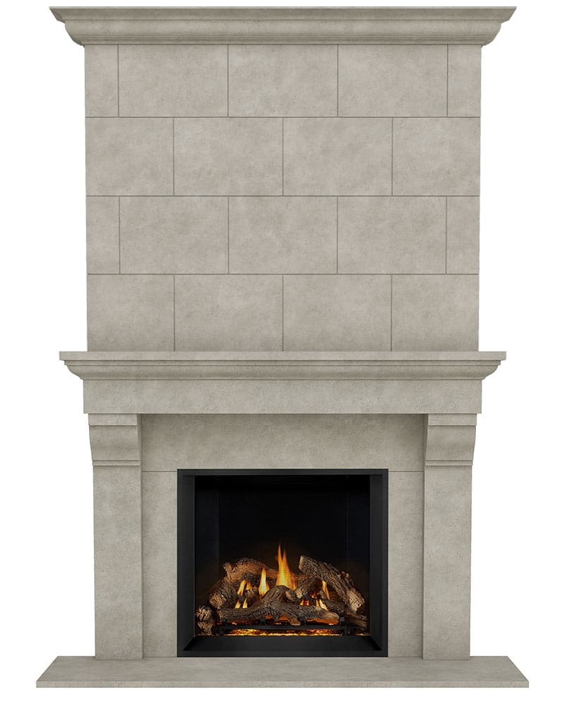 Stock Image - Dracme - Stone Mantel - Overmantels  - Builders Materials