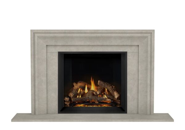 Stock Image - Dracme - Stone Mantel - Picture Frame  - Builders Materials