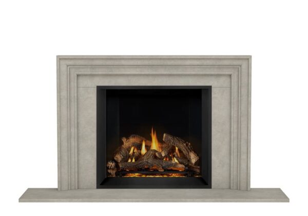 Stock Image - Dracme - Stone Mantel - Picture Frame  - Builders Materials