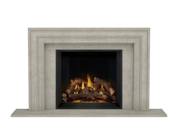 Stock Image - Dracme - Stone Mantel - Picture Frame  - Builders Materials
