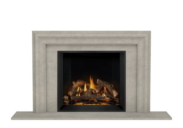 Stock Image - Dracme - Stone Mantel - Picture Frame  - Builders Materials