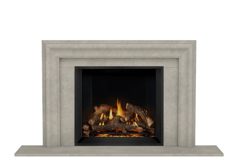 Stock Image - Dracme - Stone Mantel - Picture Frame  - Builders Materials