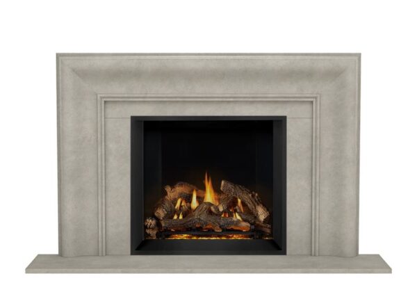 Stock Image - Dracme - Stone Mantel - Picture Frame  - Builders Materials