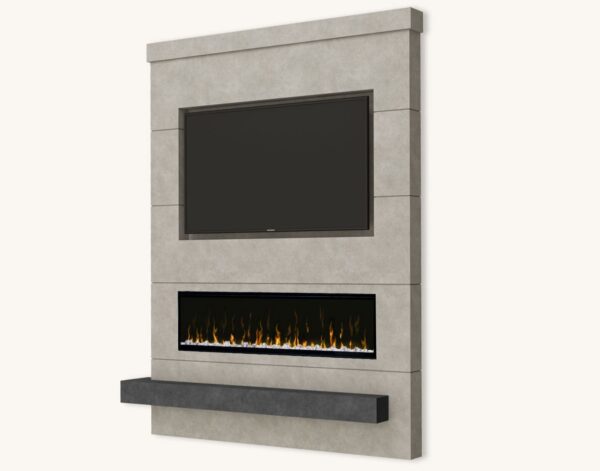 Stock Image - Dracme - Stone Mantel - Stacked Stone  - Builders Materials