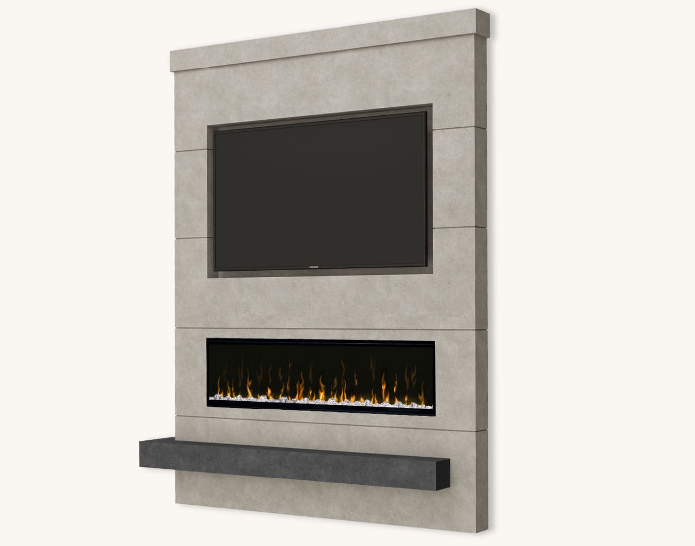 Stock Image - Dracme - Stone Mantel - Stacked Stone  - Builders Materials