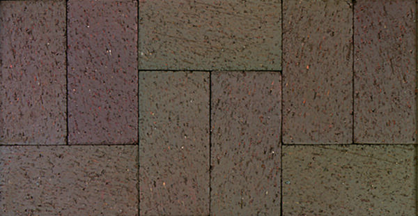 Stock Image - Pine Hall - Brick - Pathway Cocoa Fr 4X8 (Chocolate Flash)  - Builders Materials