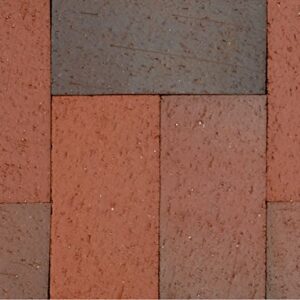 Stock Image - Pine Hall - Brick - Pathway Full Range 4X8 (Red Flash)  - Builders Materials
