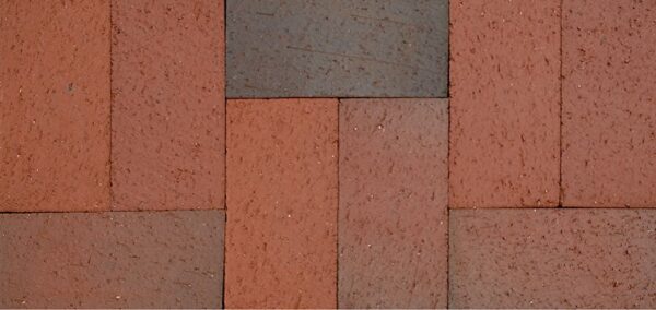 Stock Image - Pine Hall - Brick - Pathway Full Range 4X8 (Red Flash)  - Builders Materials