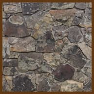 Stock Image - Sunrise Stone - Stone - Rocky Mountain Moss Rock  - Builders Materials
