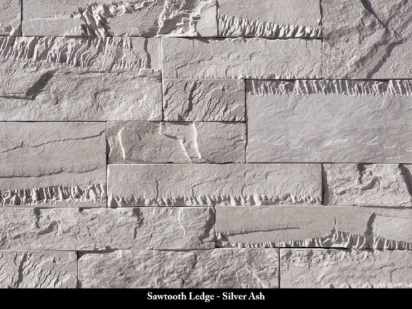 Stock Image - Coronado Stone - Stone - Sawtooth Silver Ash  - Builders Materials