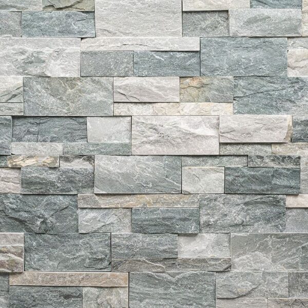 Stock Image - MSI - Stone - XL RockMount Stacked Stone Panels Sierra Blue  - Builders Materials