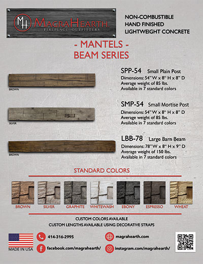 MagraHearth Mantels – Beam Series Brochure