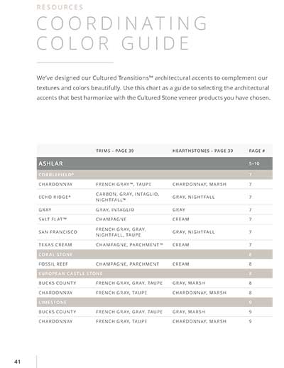 Coordinating Color Guide