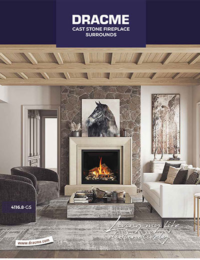 Dracme Cast Stone Fireplace Surrounds